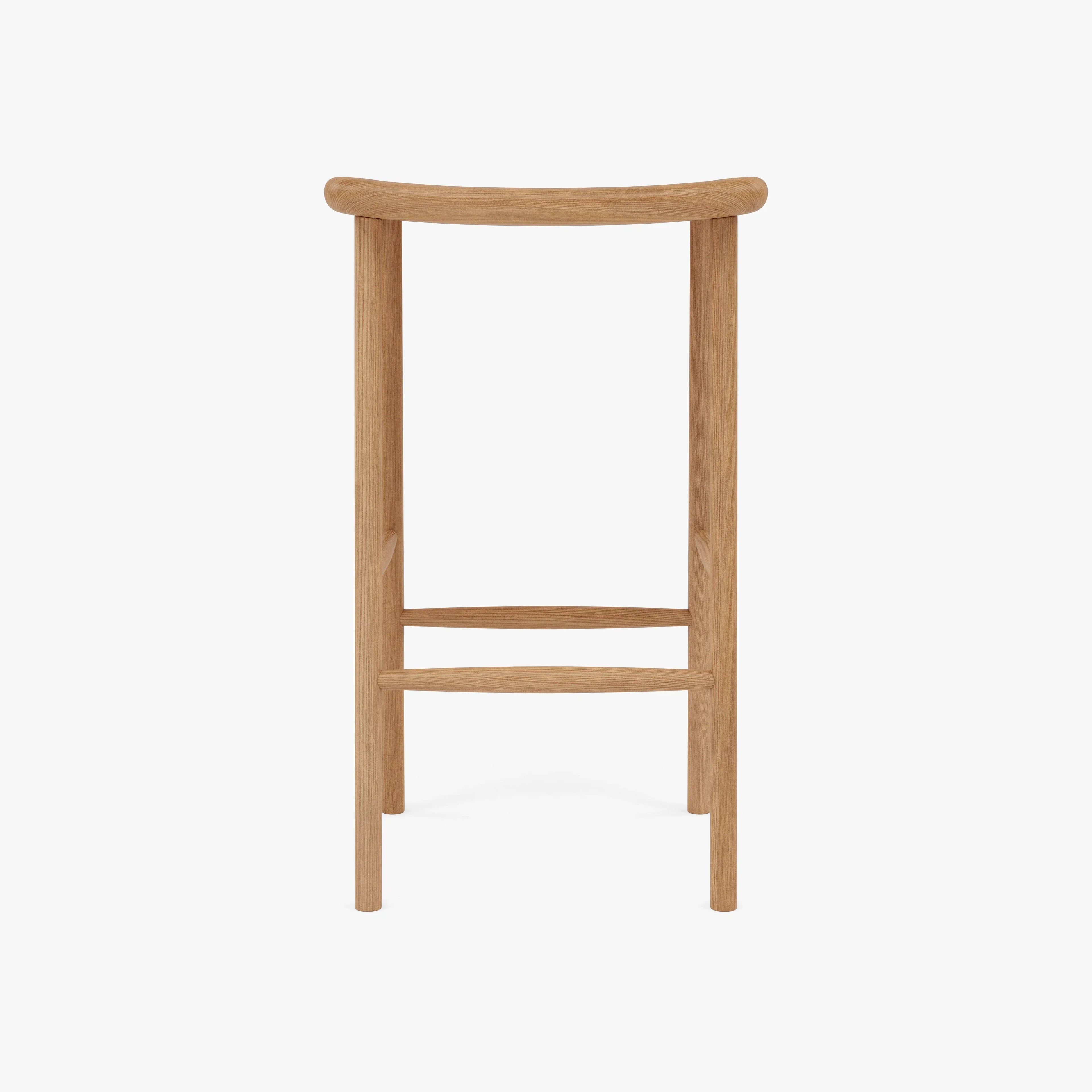 Anton Counter Stool Solid Seat Solid American Oak