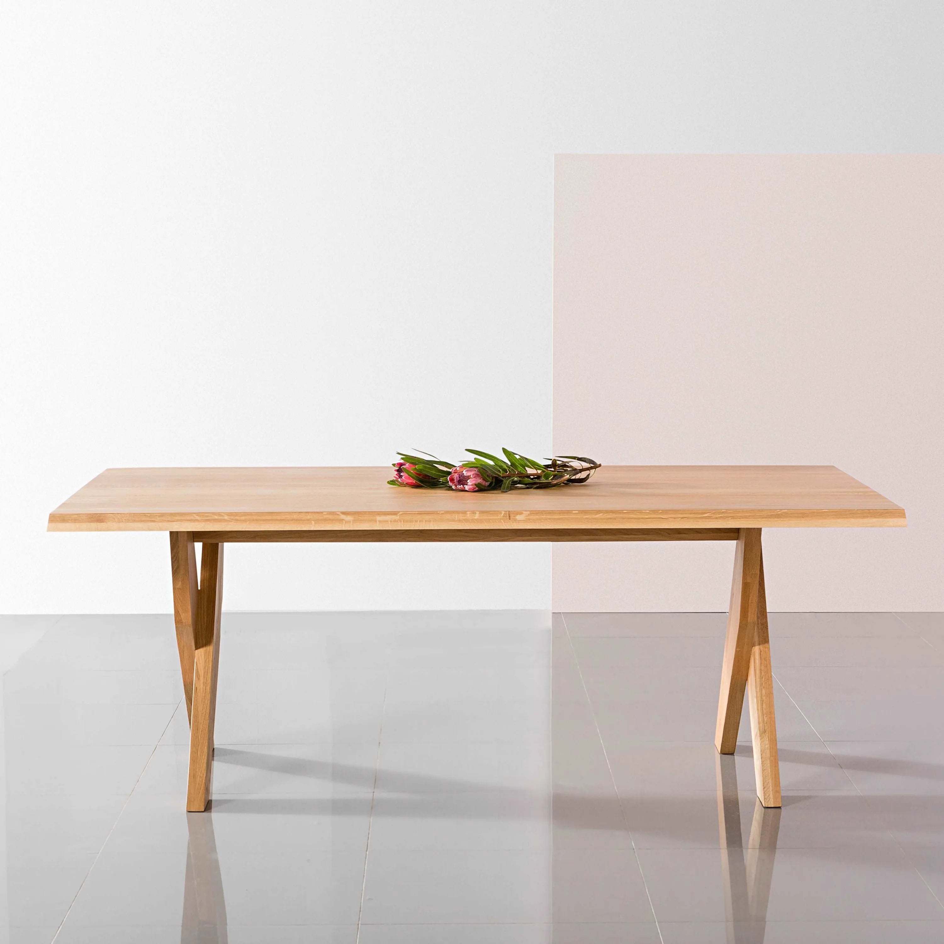 Axel Dining Table 79" x 43" Solid American Oak