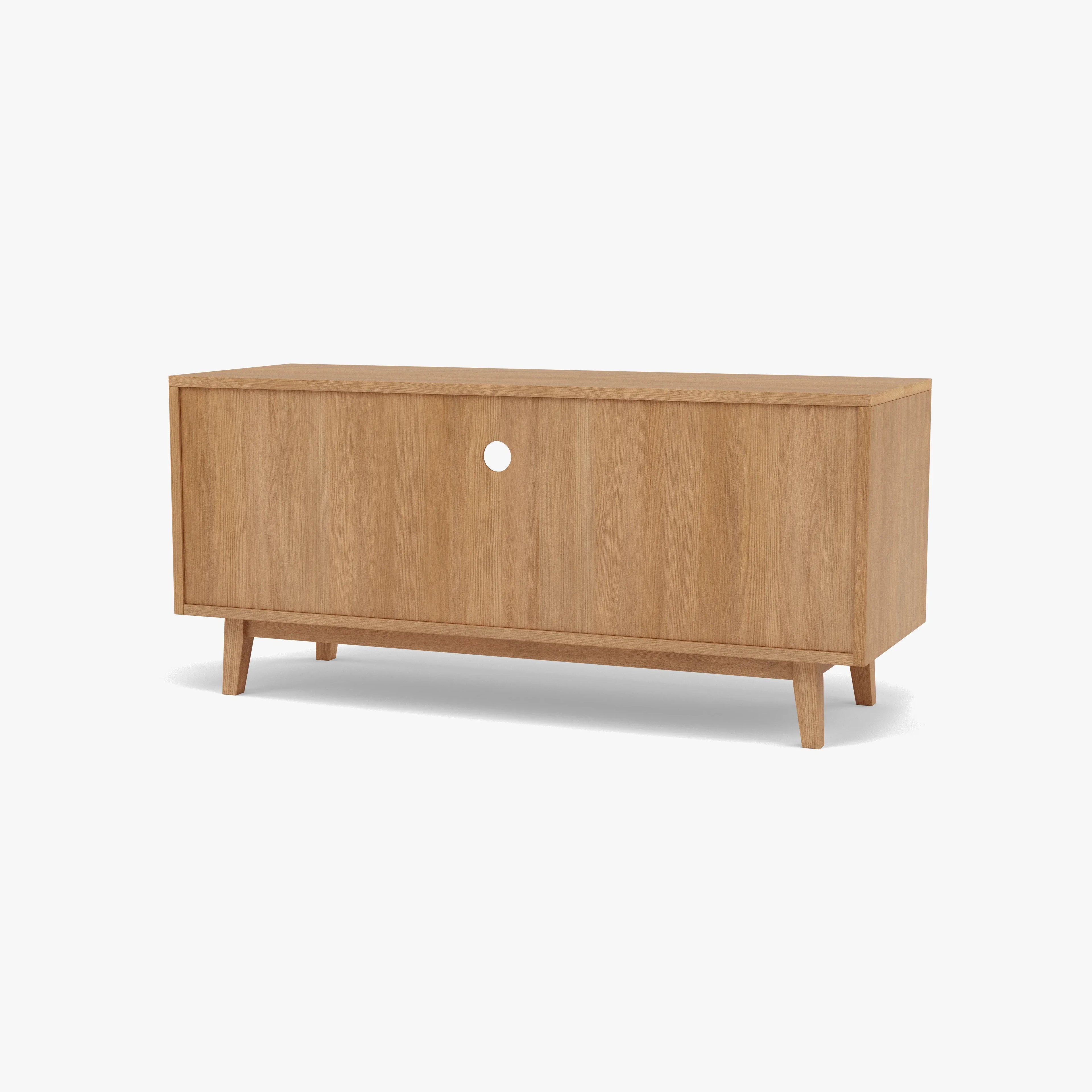 Bastian TV and Media Console 51" x 18" Solid American Oak