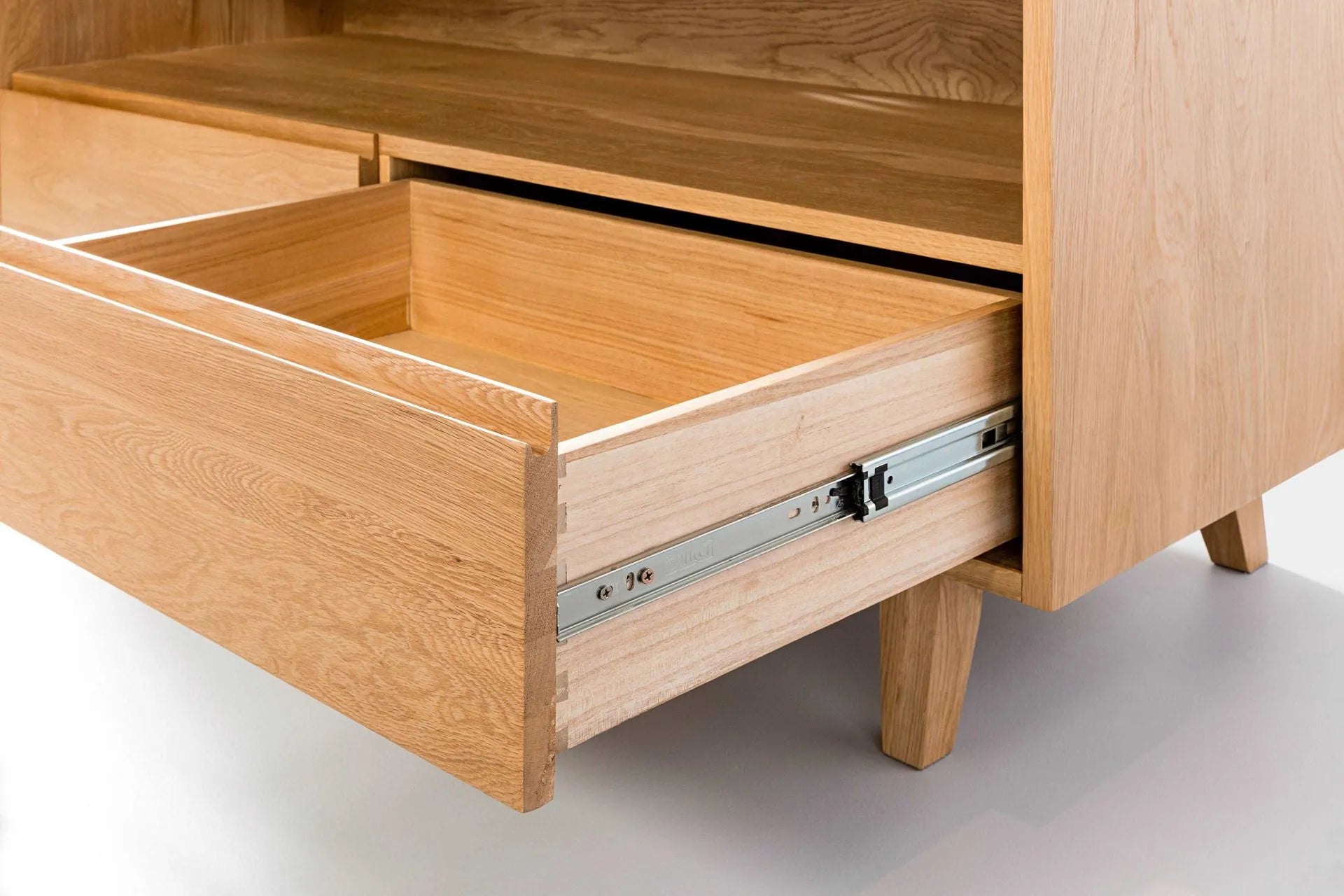 Bastian TV and Media Console 51" x 18" Solid American Oak