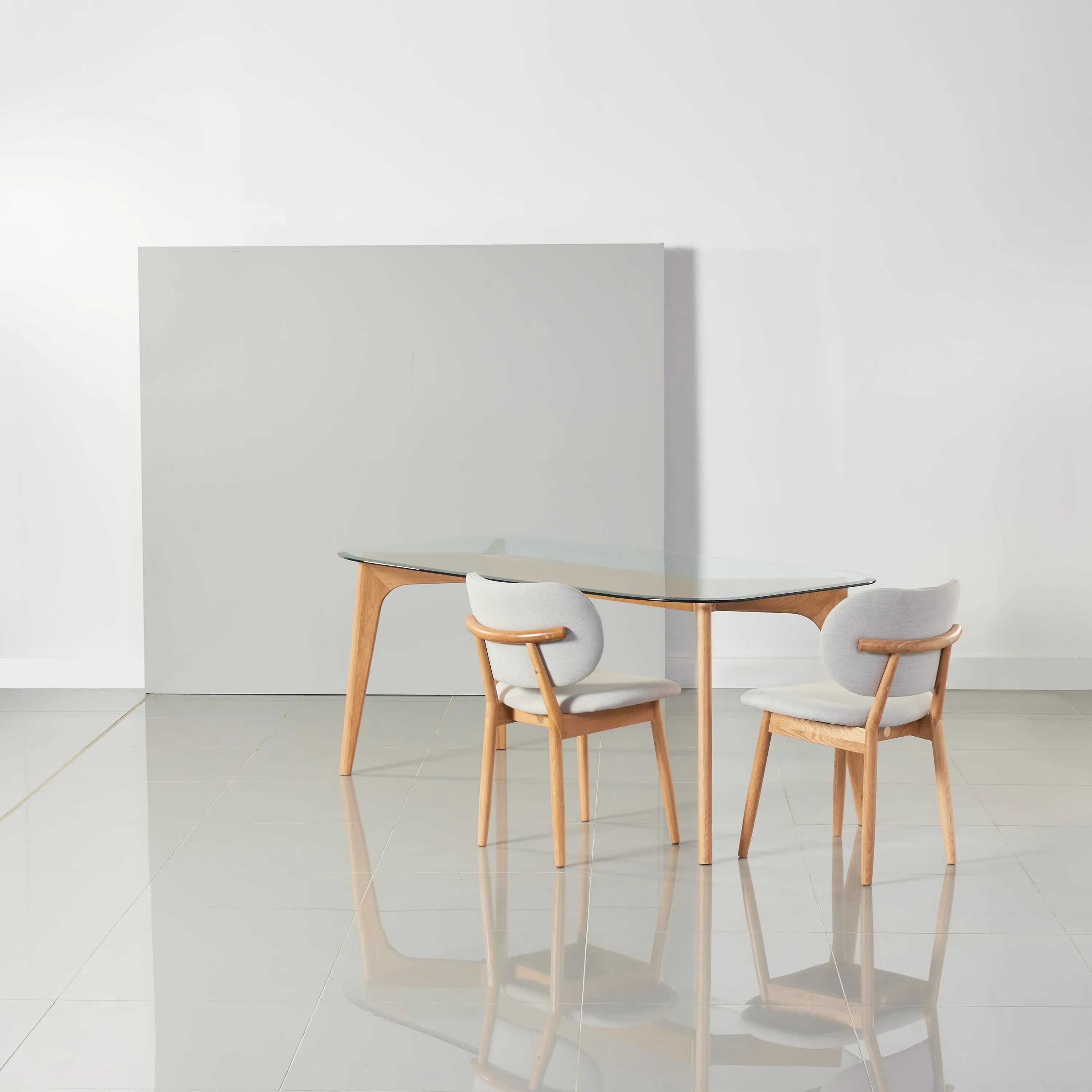 Hilda Dining Table 63" x 35" Solid American Oak
