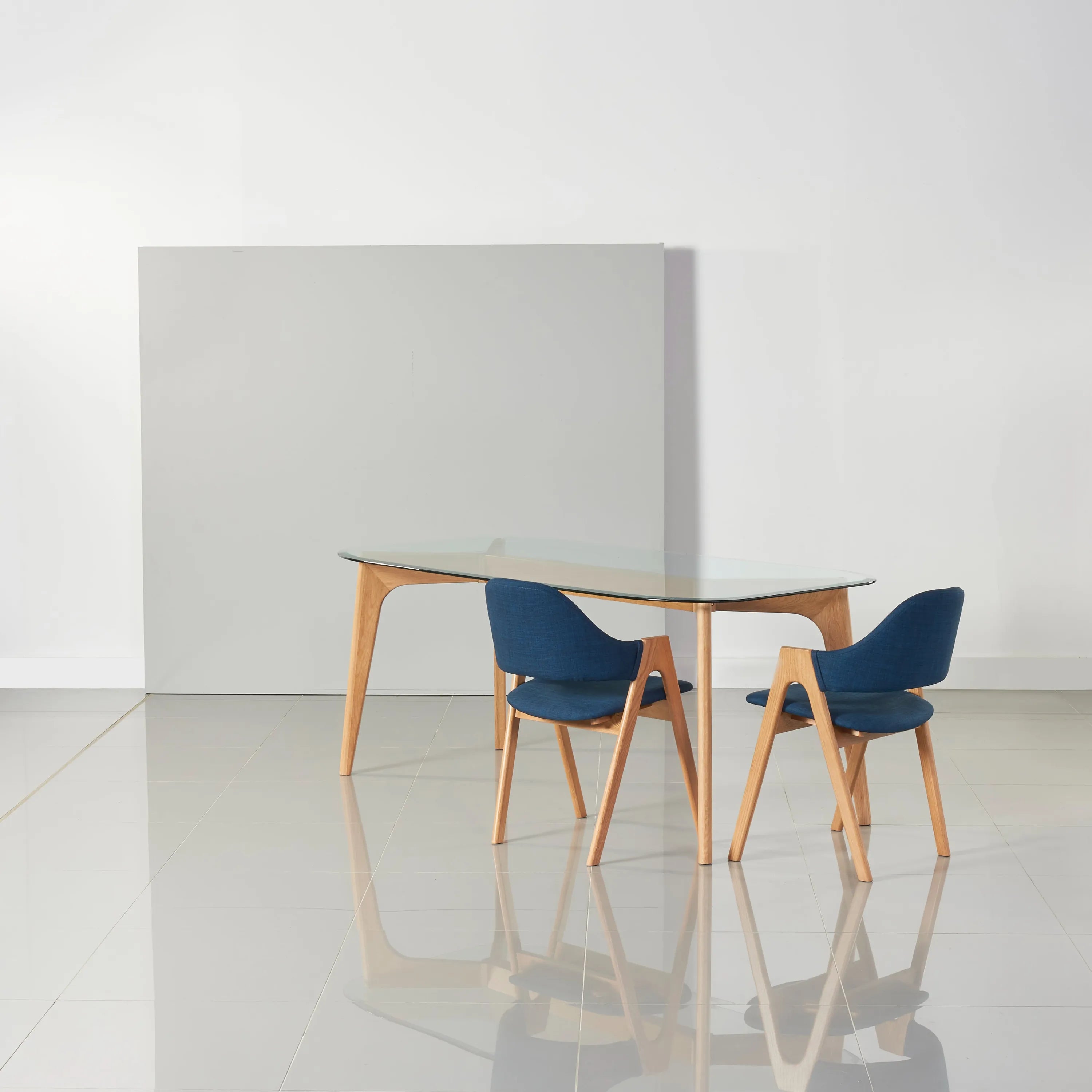 Hilda Dining Table 63" x 35" Solid American Oak
