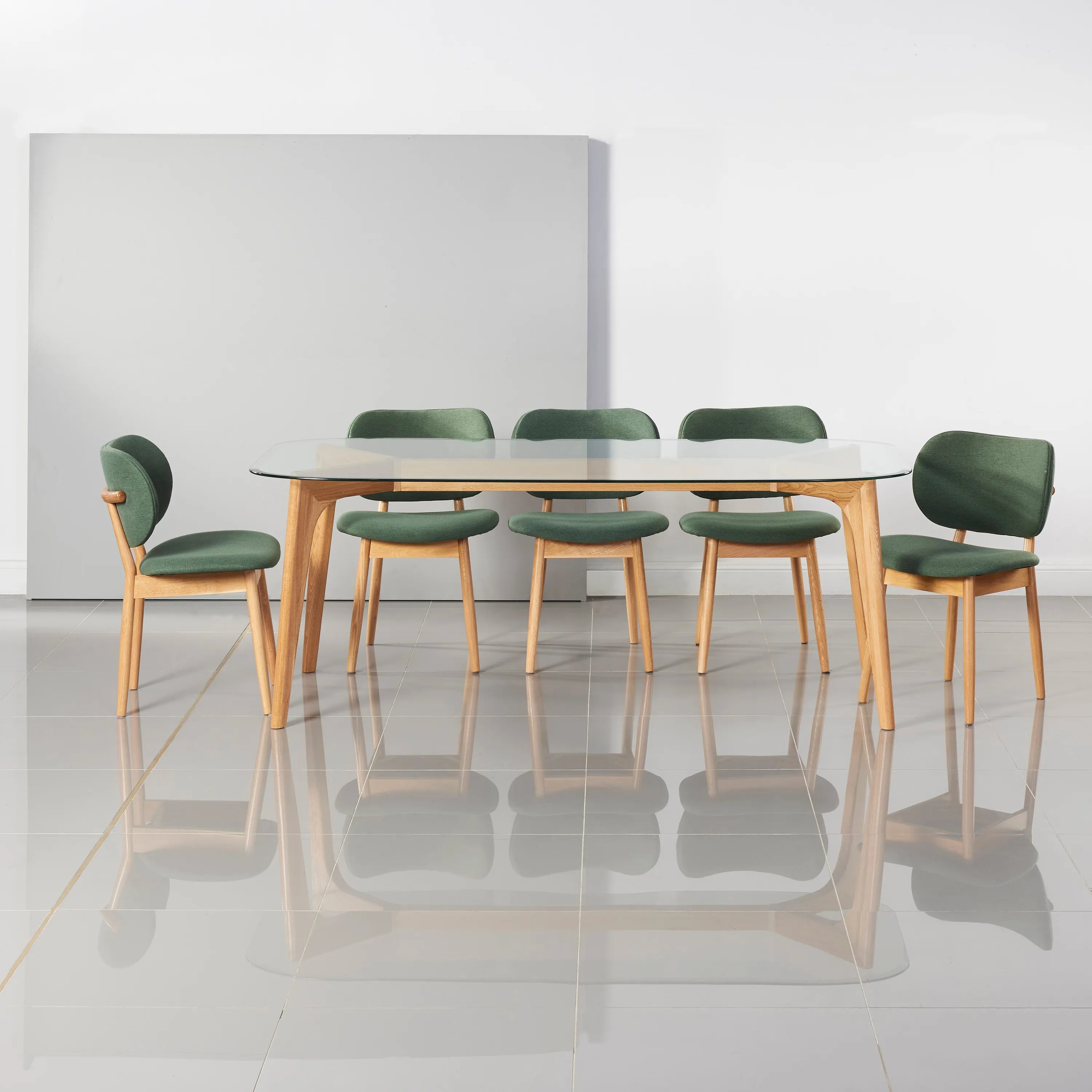 Hilda Dining Table 79" x 35" Solid American Oak