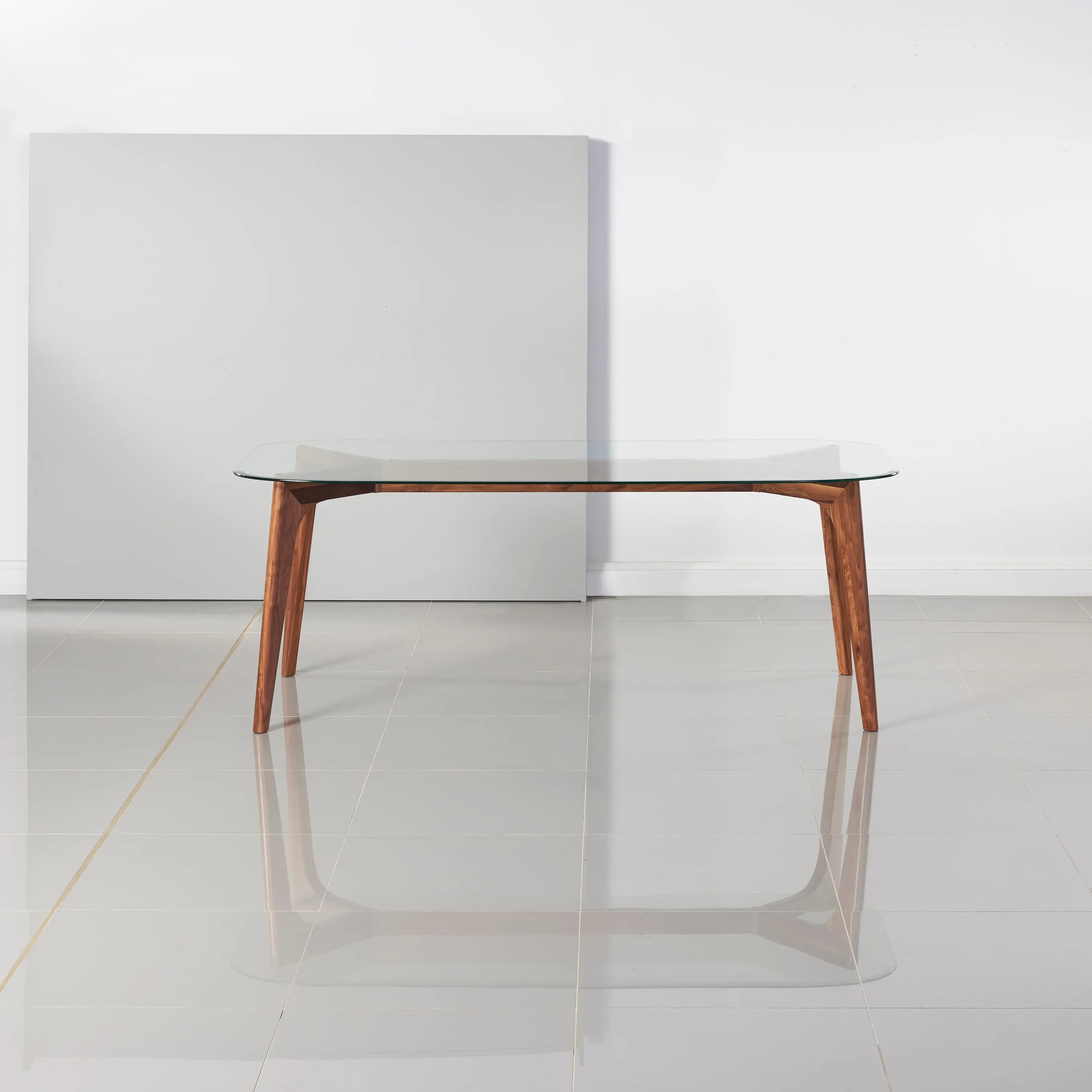 Hilda Dining Table 79" x 35" Solid American Walnut