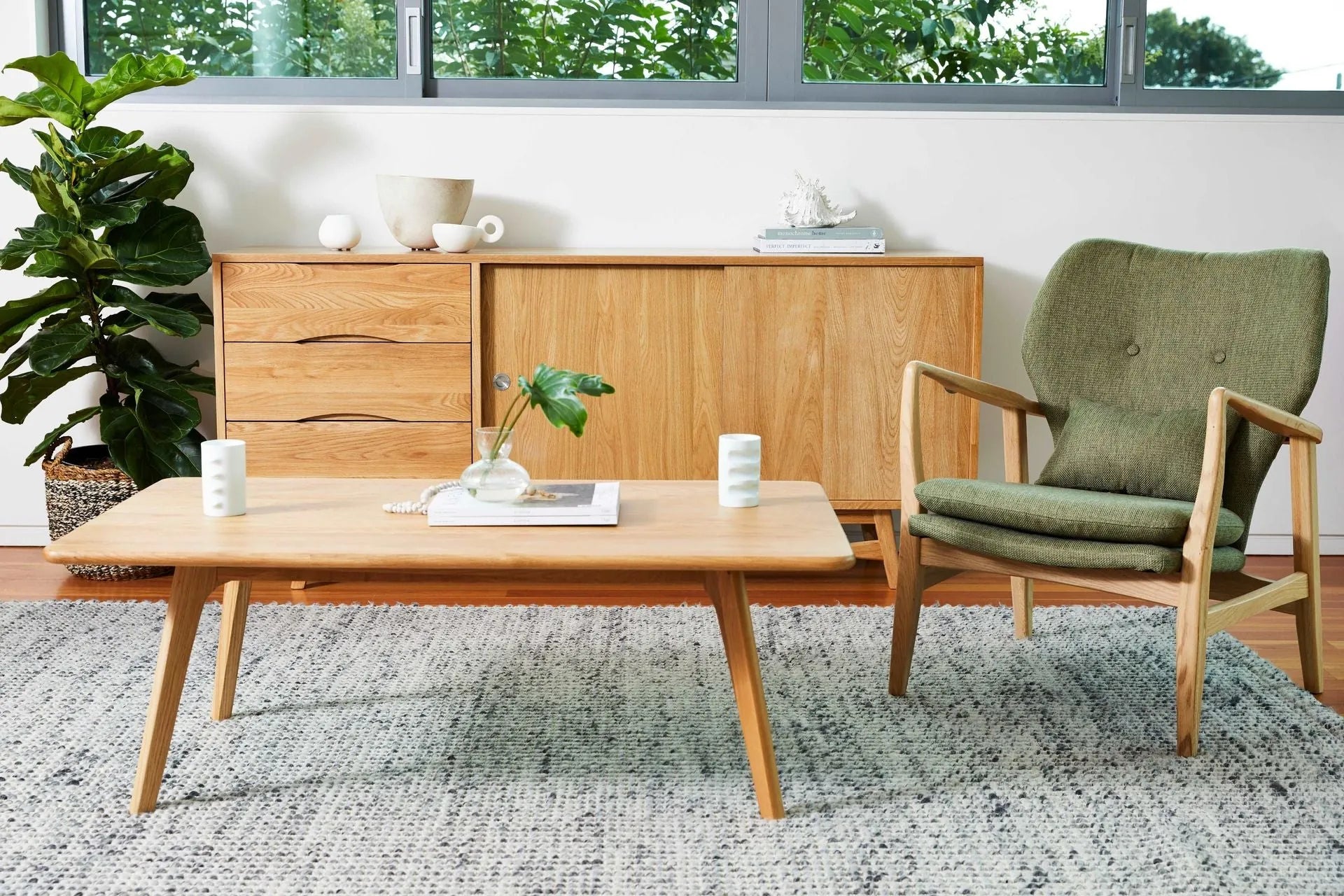 Magnus Coffee Table 47" x 28" Solid American Oak