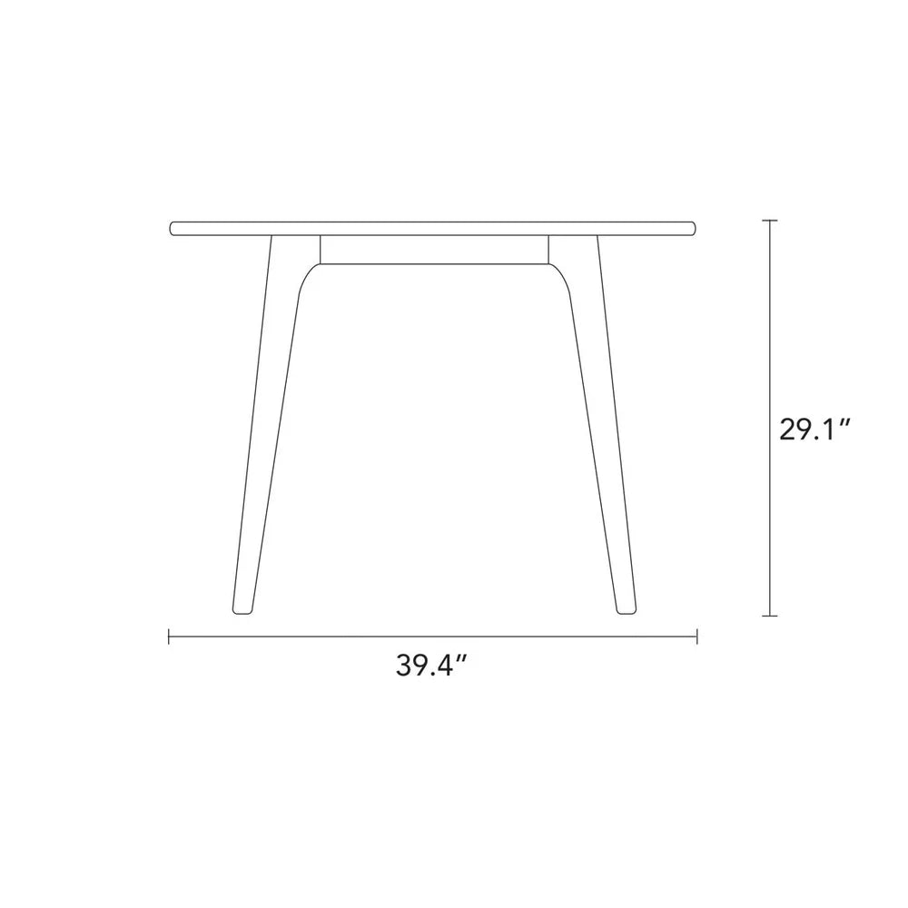 Magnus Dining Table Round 39" Diameter Solid American Oak