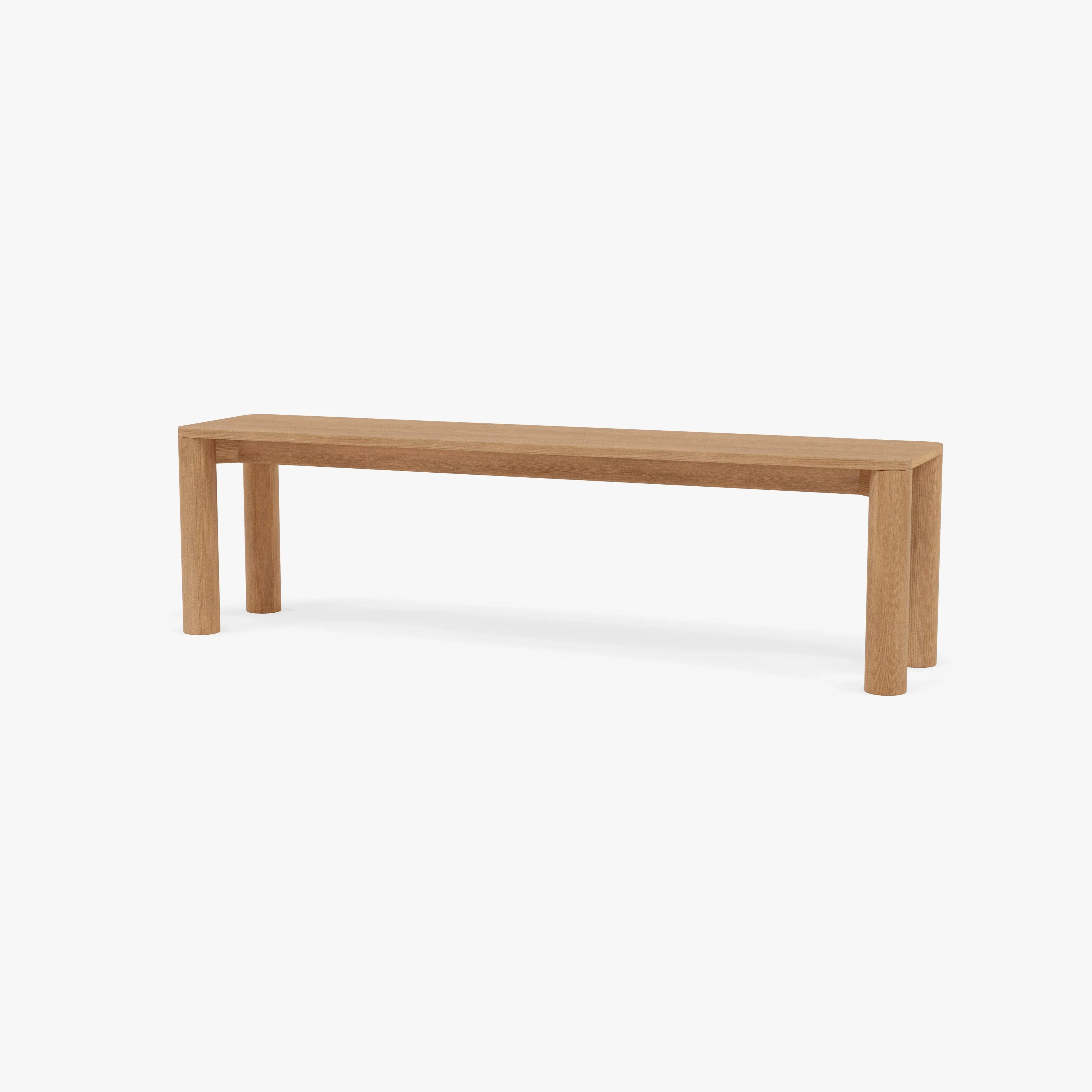 Olivia Bench 63" x 14" Solid American Oak