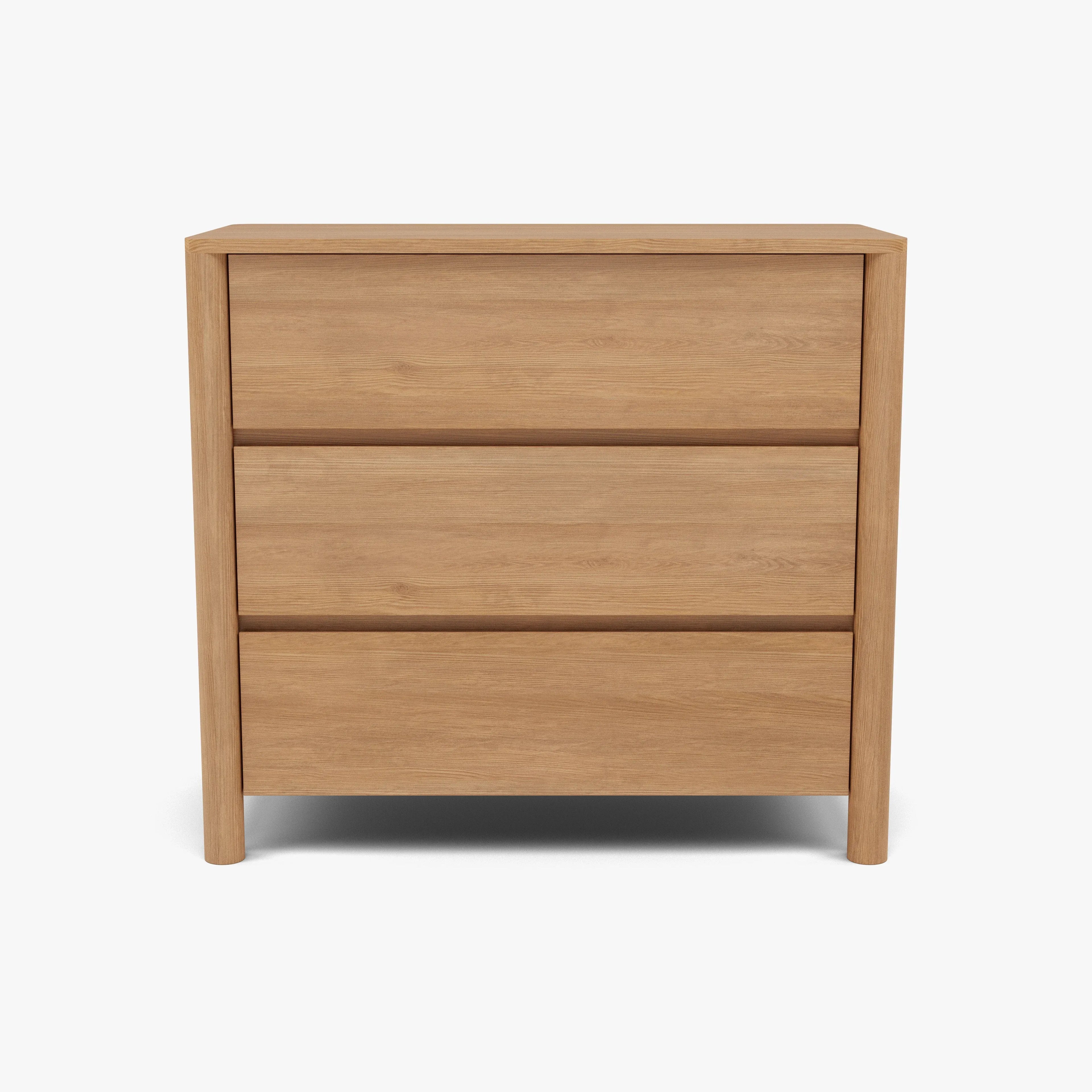 Olivia Dresser 3 Drawers 39" x 20" Solid American Oak
