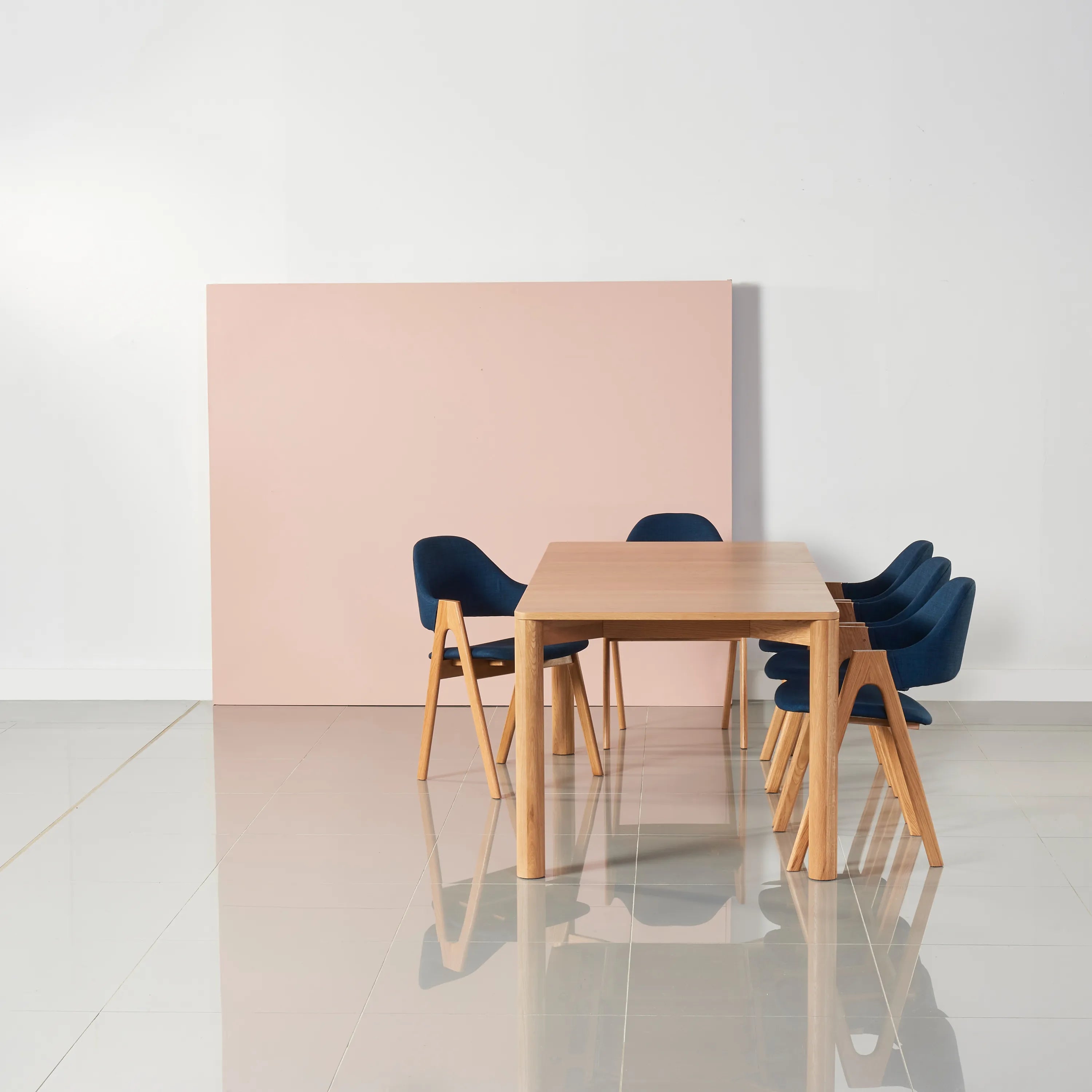 Olivia Dining Table Extendable 51-71" x 35" Solid American Oak
