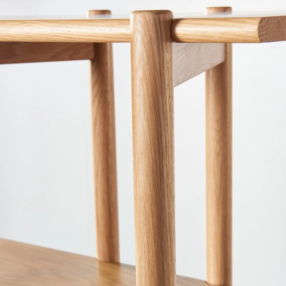 Olivia Modular Shelf Single 28" x 14" x 48" Solid American Oak