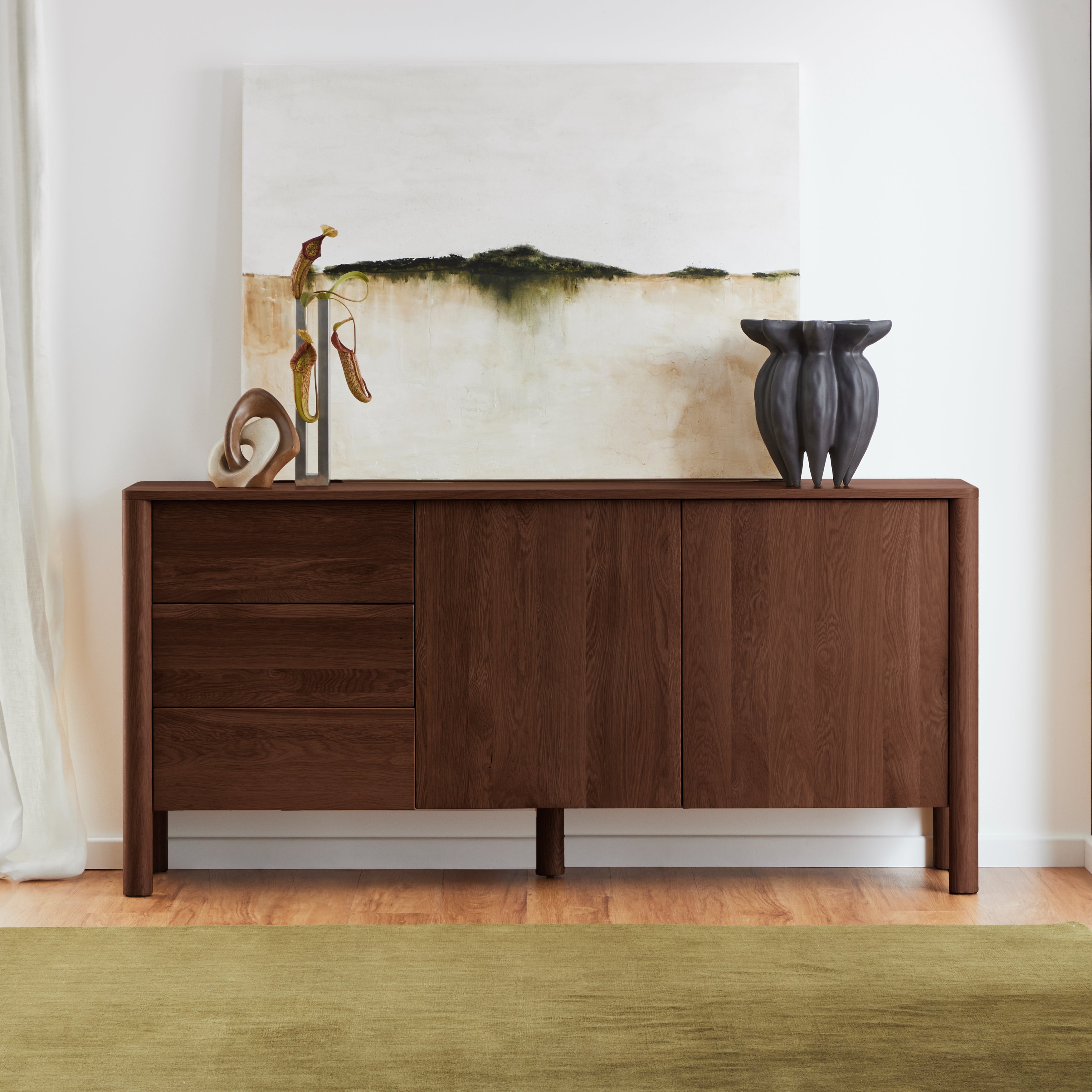 Walnut veneer sideboard hotsell