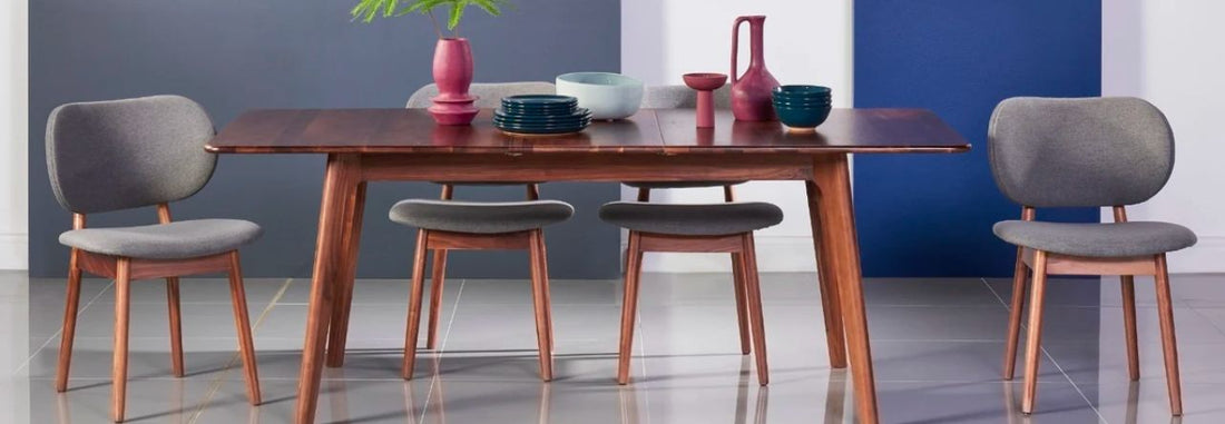 solid oak extendable dining table