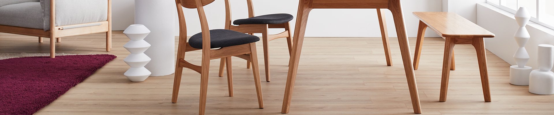solid wood benches 