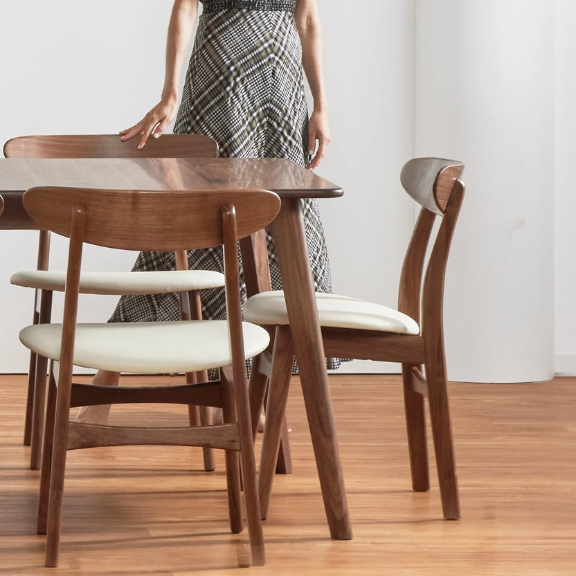 Solid Walnut Dining Room Chairs