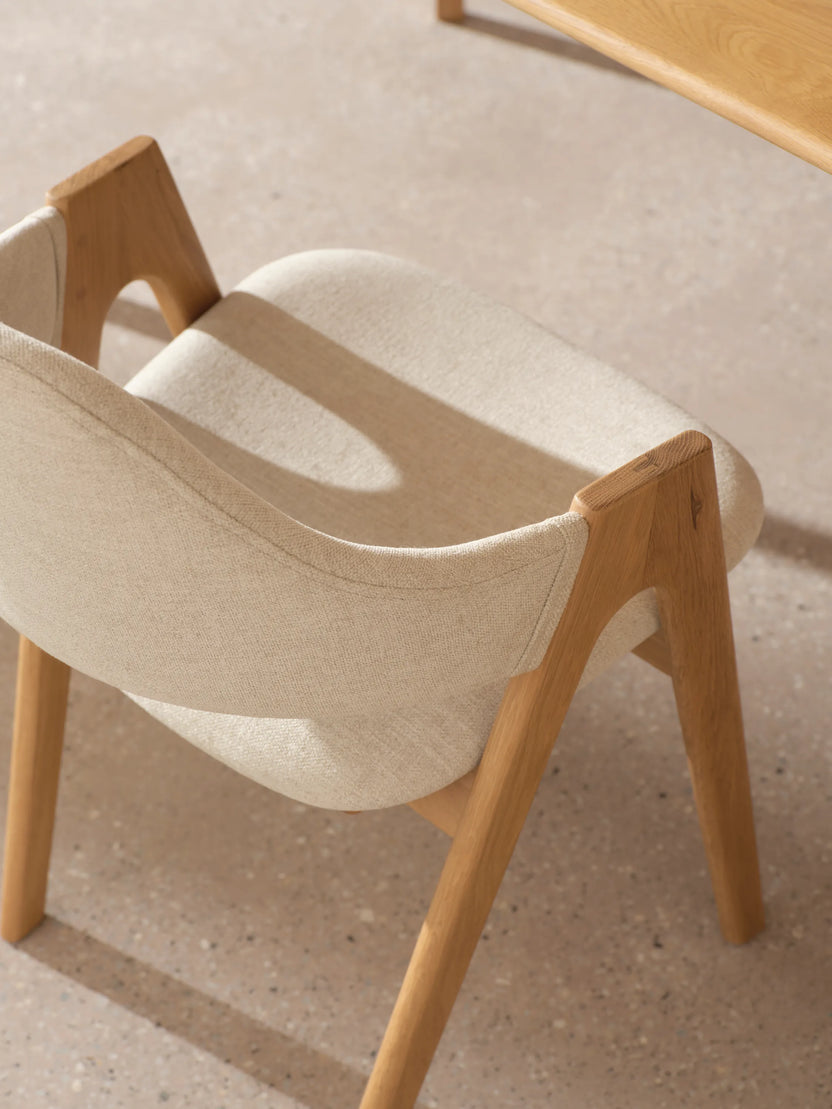 Dining Chairs with Fabric Seating