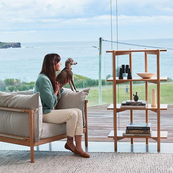 Olivia Display Shelf - Single Width - Solid Oak | OS1135