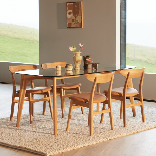 Skraut home Nordic Kl Extendible Dining Table Up To 140 cm