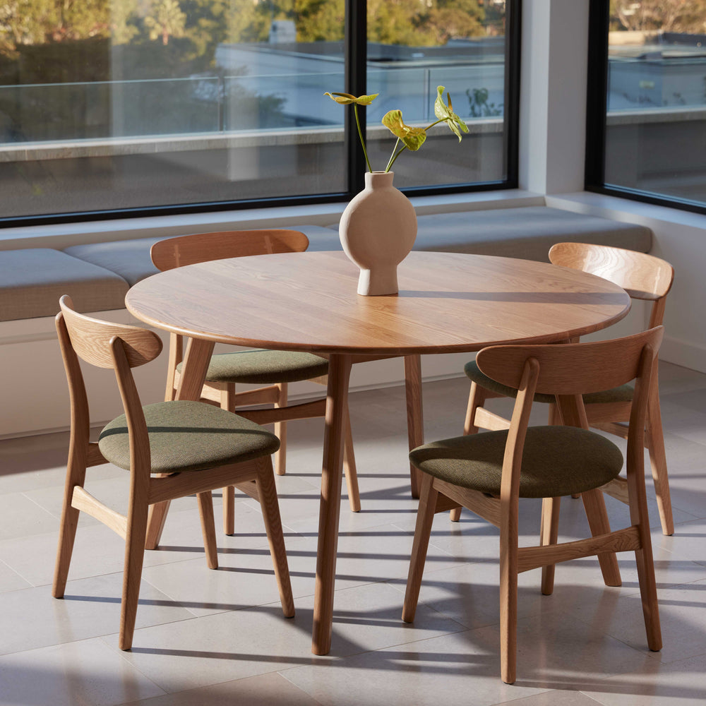 Buy Magnus Round Dining Table in Solid Oak IconByDesign