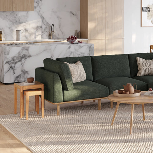 Anika Modular Sofa Solid American Oak