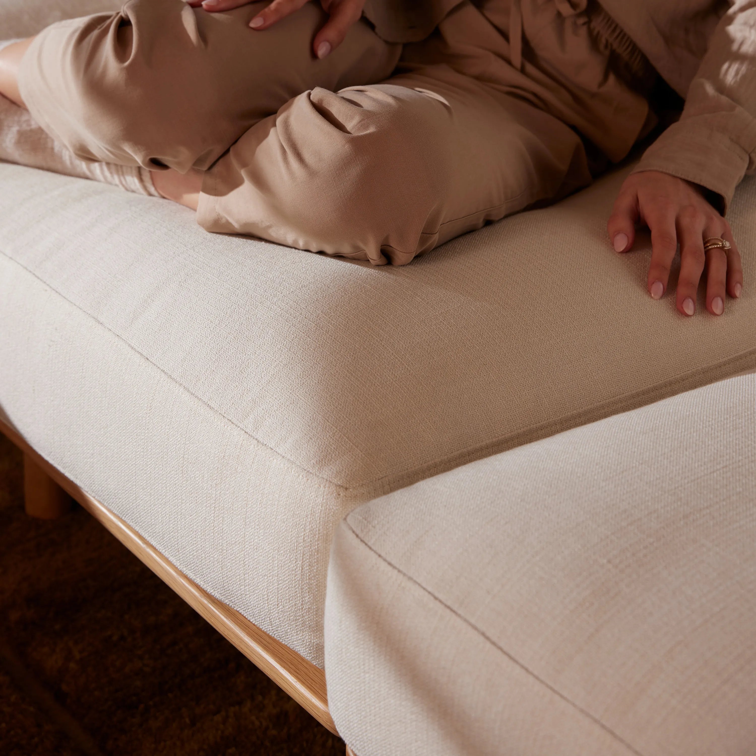 Anika Modular Sofa Solid American Oak