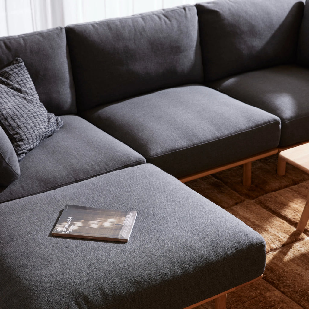 Anika Modular Sofa Solid American Oak