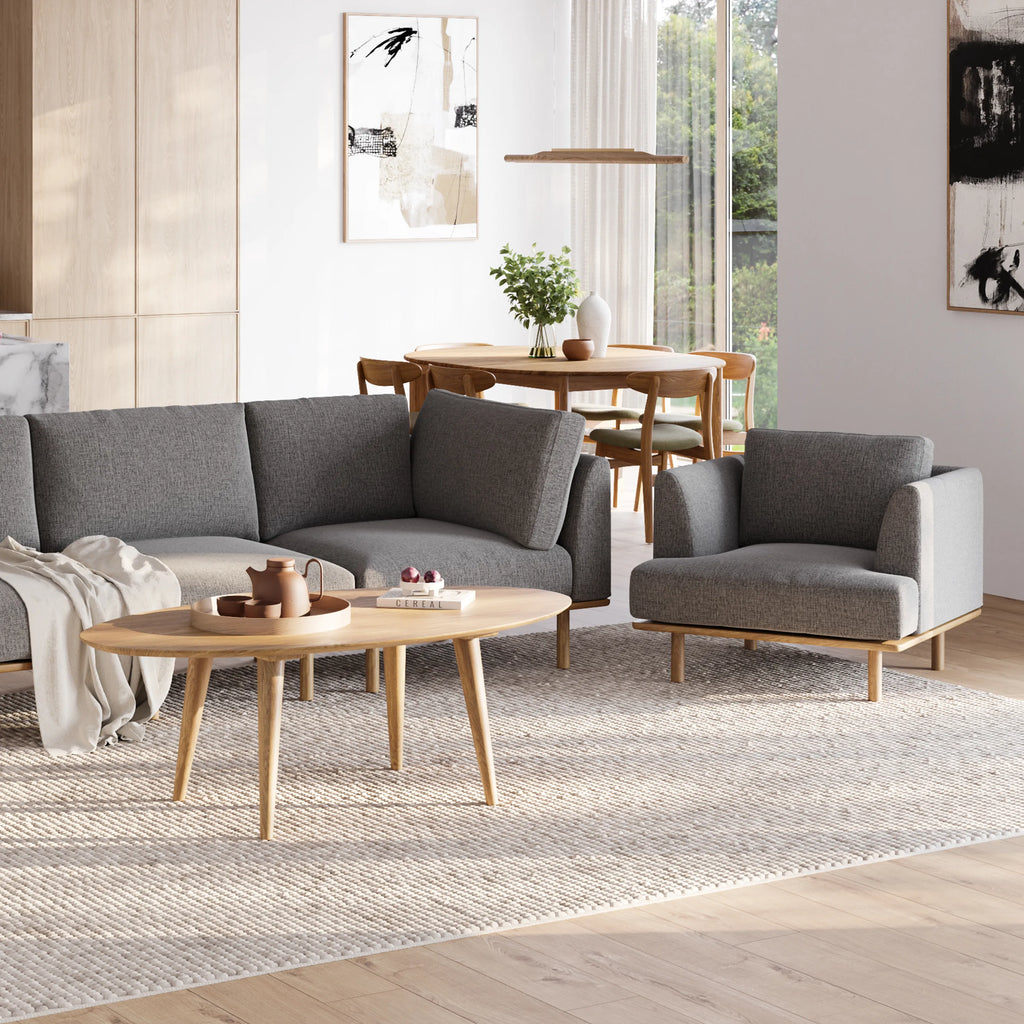 Anika Modular Sofa Solid American Oak