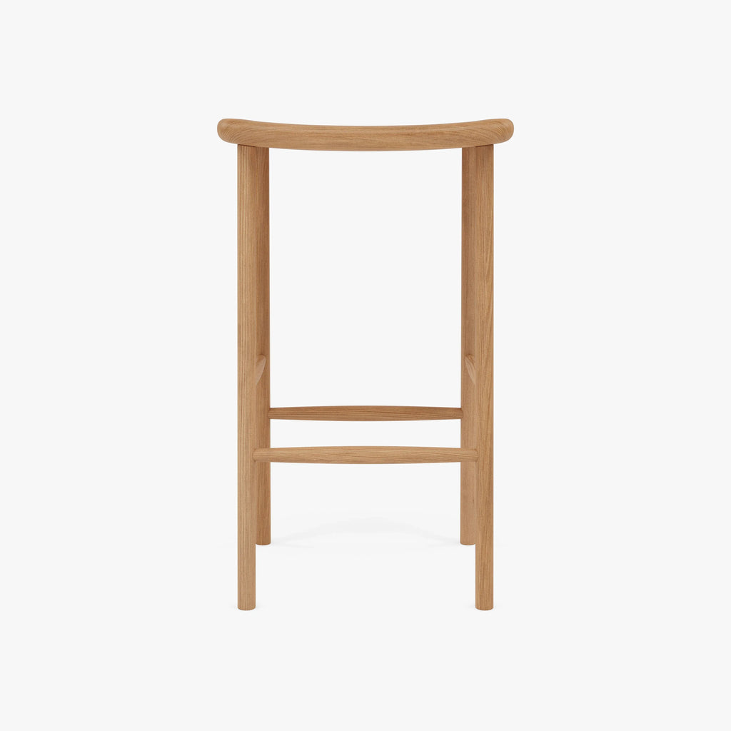 Anton Counter Stool Solid Seat Solid American Oak