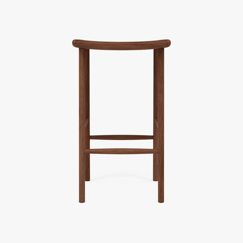 Anton Counter Stool Solid Seat Solid American Walnut