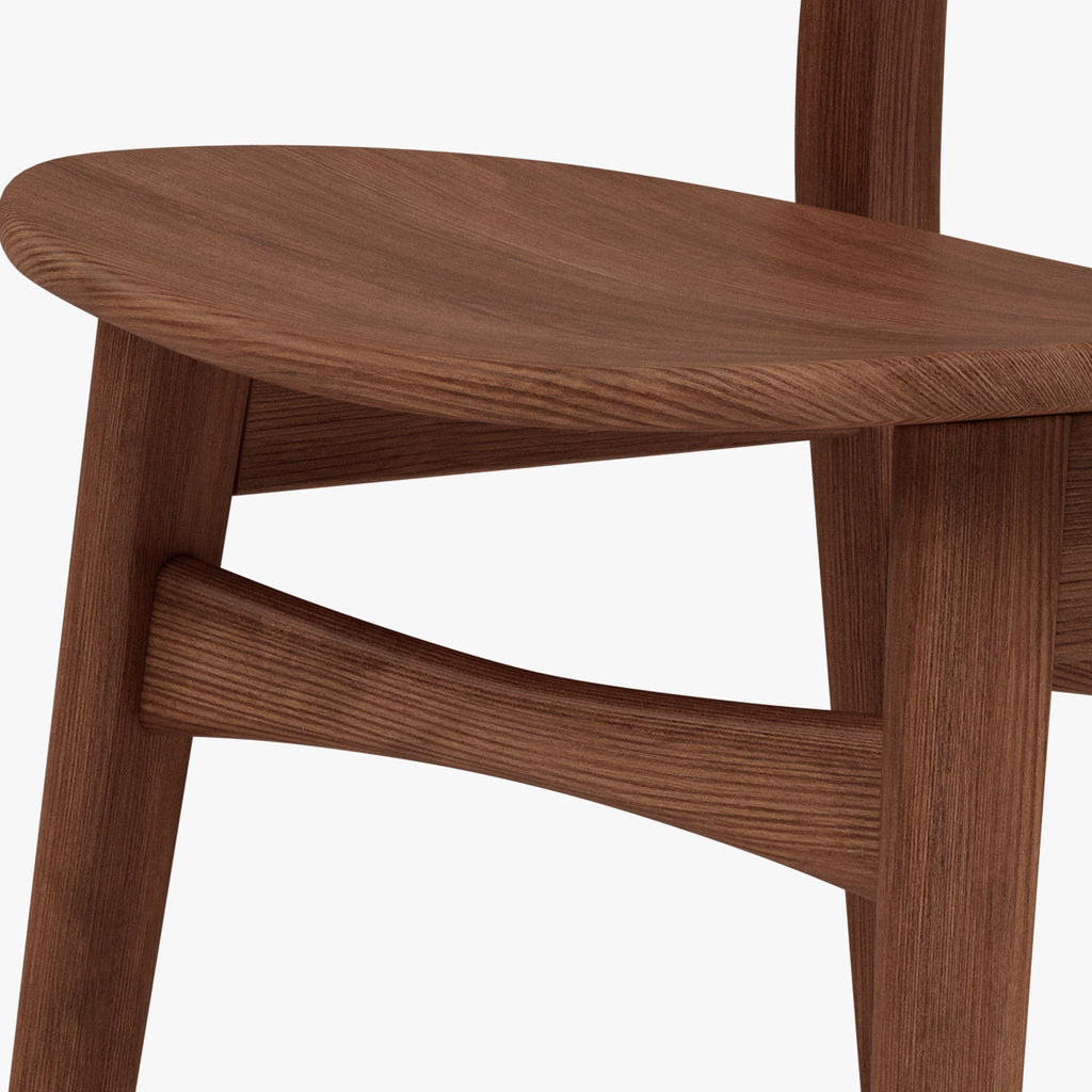 Magnus Dining Chair Solid Seat Solid American Walnut