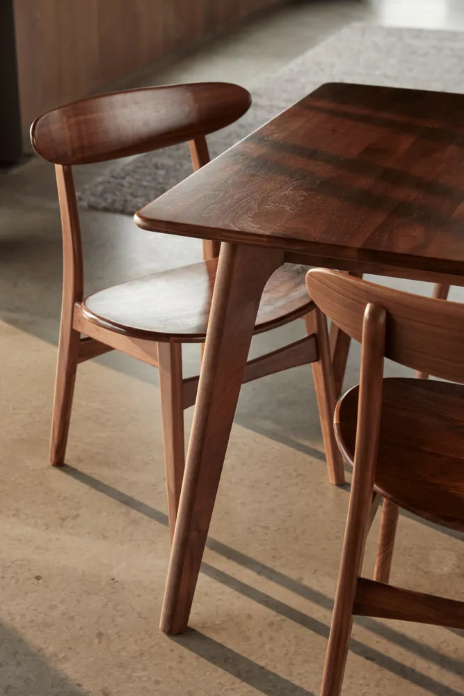 Magnus Dining Chair Solid Seat Solid American Walnut