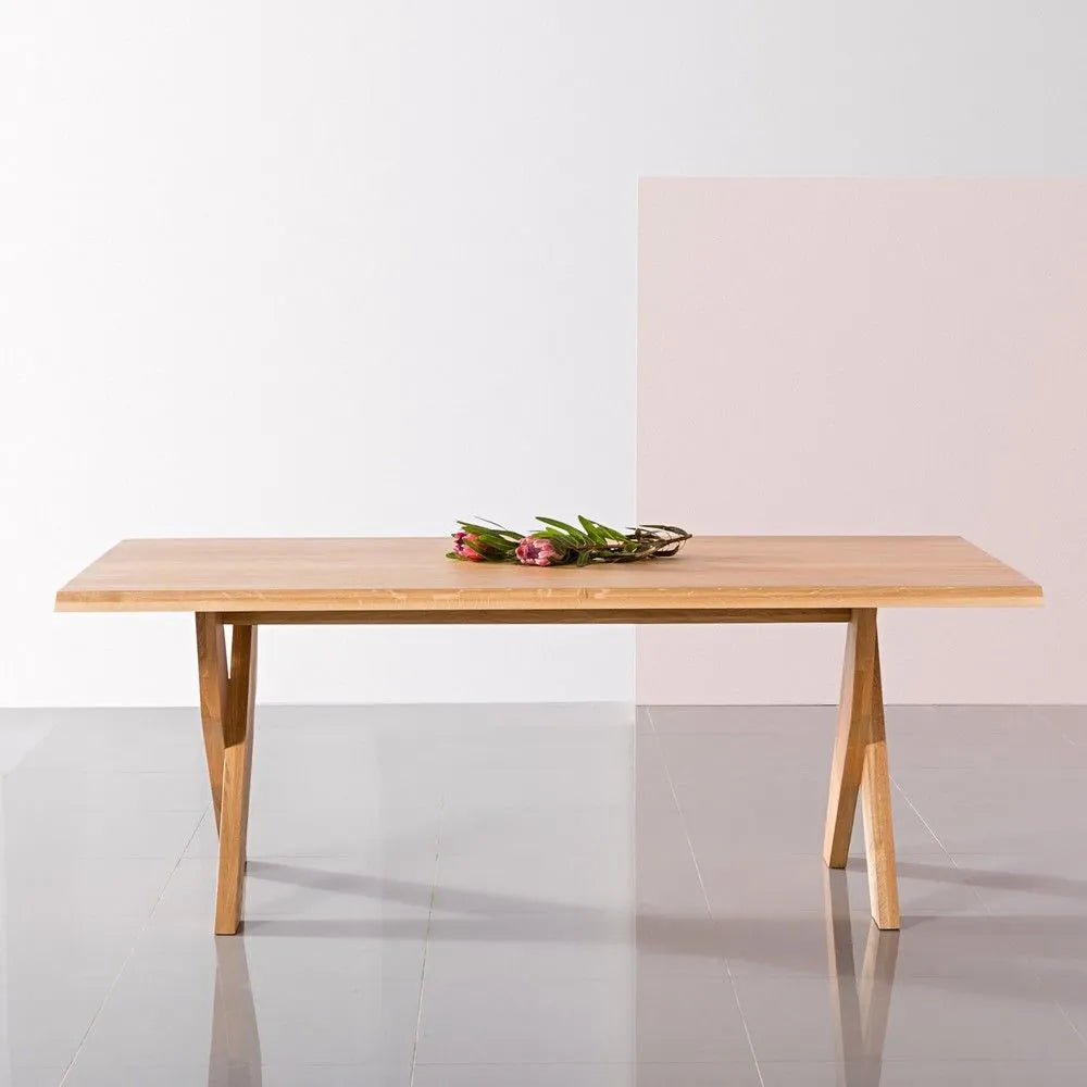 Axel Dining Table 79" x 43" Solid American Oak