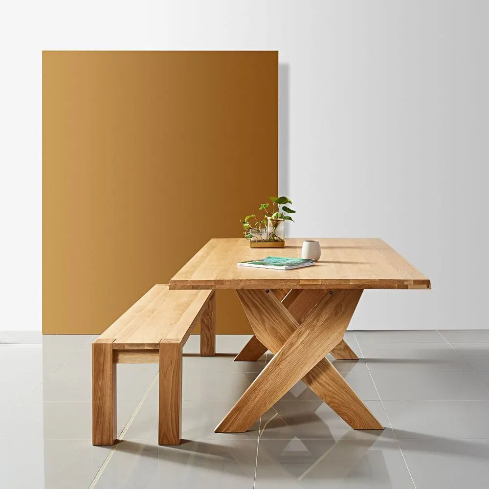 Axel Dining Table 79" x 43" Solid American Oak