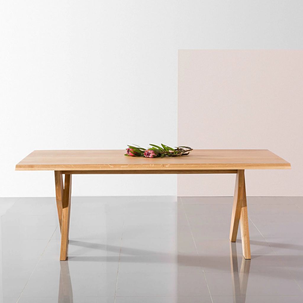 Axel Dining Table 79" x 43" Solid American Oak