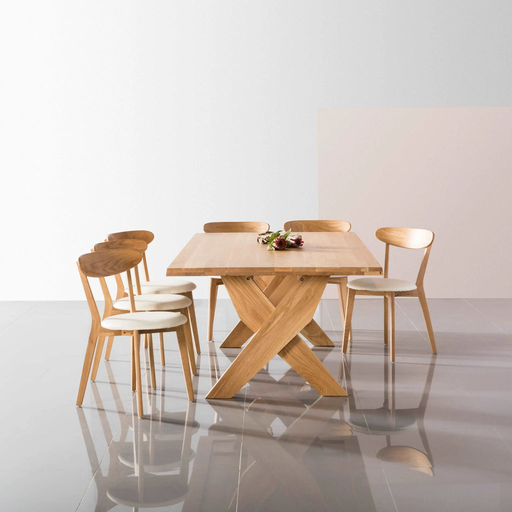 Axel Dining Table 79" x 43" Solid American Oak