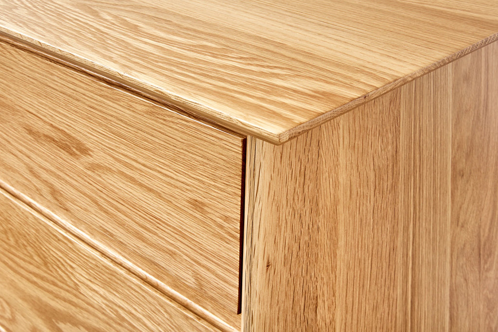 Bastian Office Desk 55" x 24" Solid American Oak