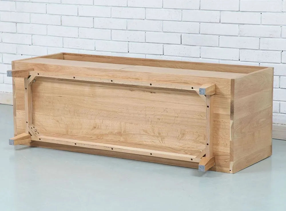 Bastian TV and Media Console 51" x 18" Solid American Oak