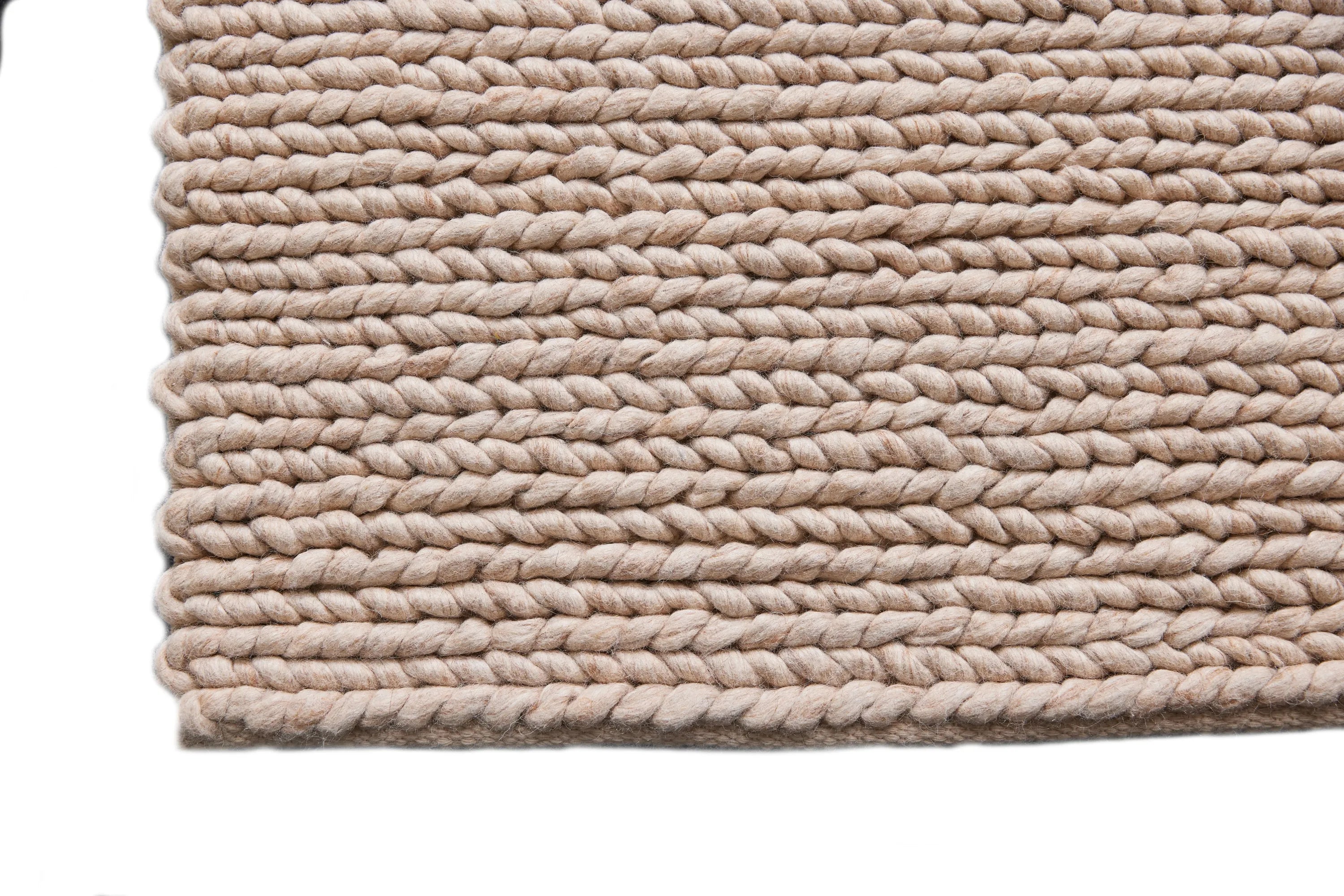 Bodie NZ Wool Rug Natural Harvest