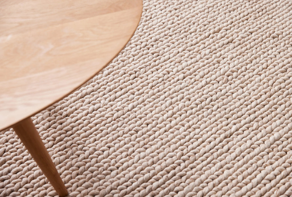 Bodie NZ Wool Rug Natural Harvest