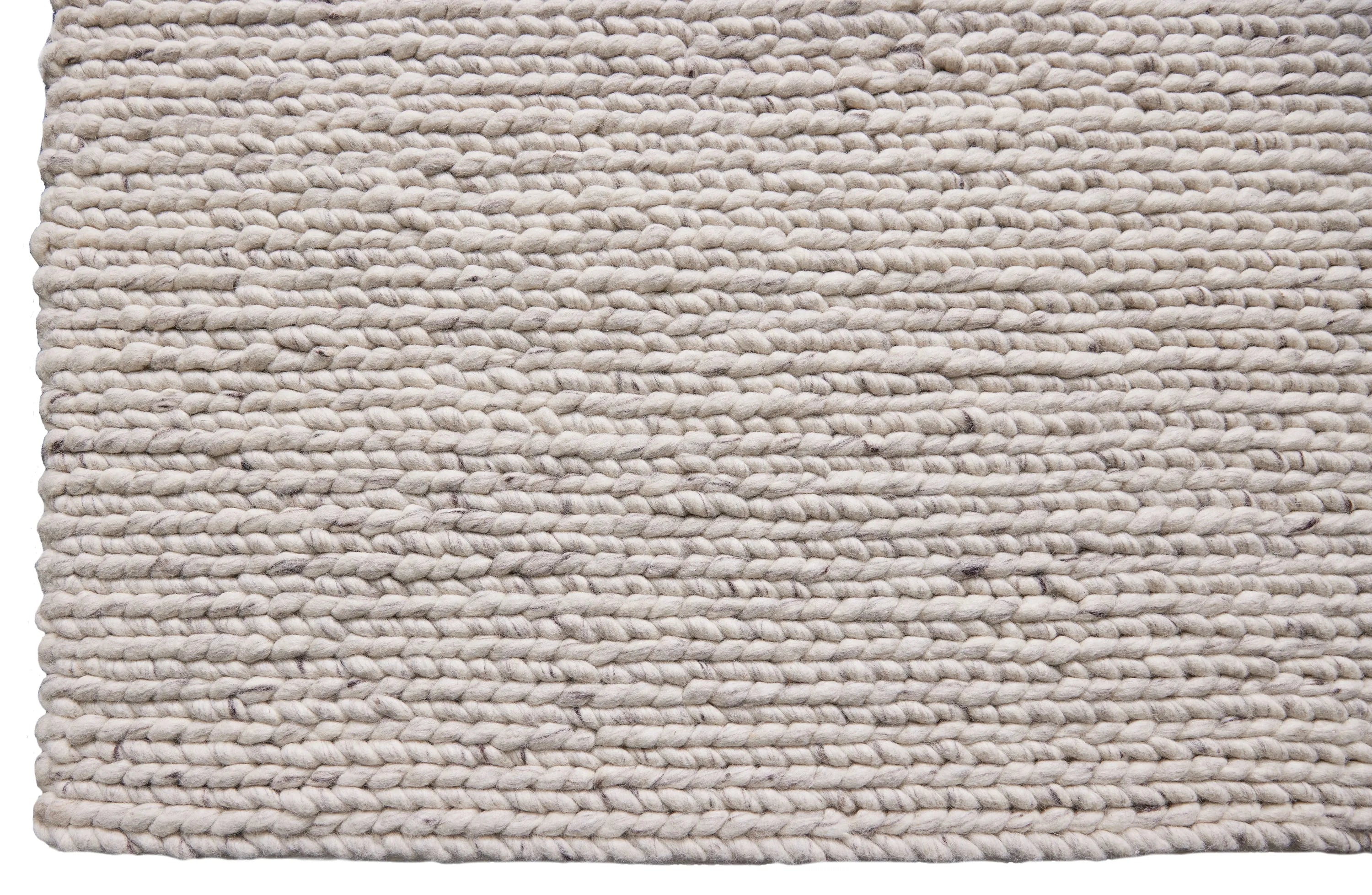 Bodie NZ Wool Rug Snowcap White