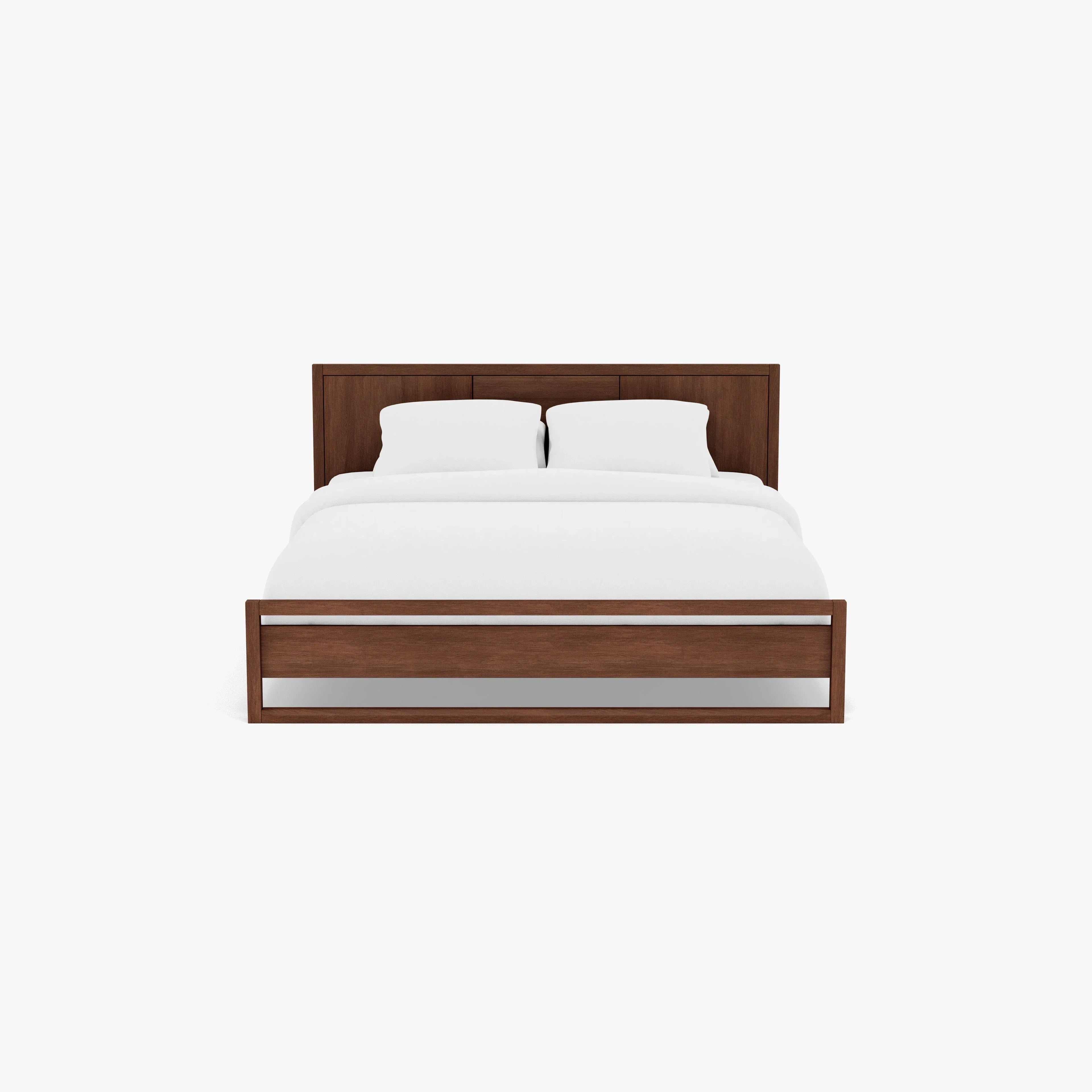 Bruno Bed Frame King American Walnut