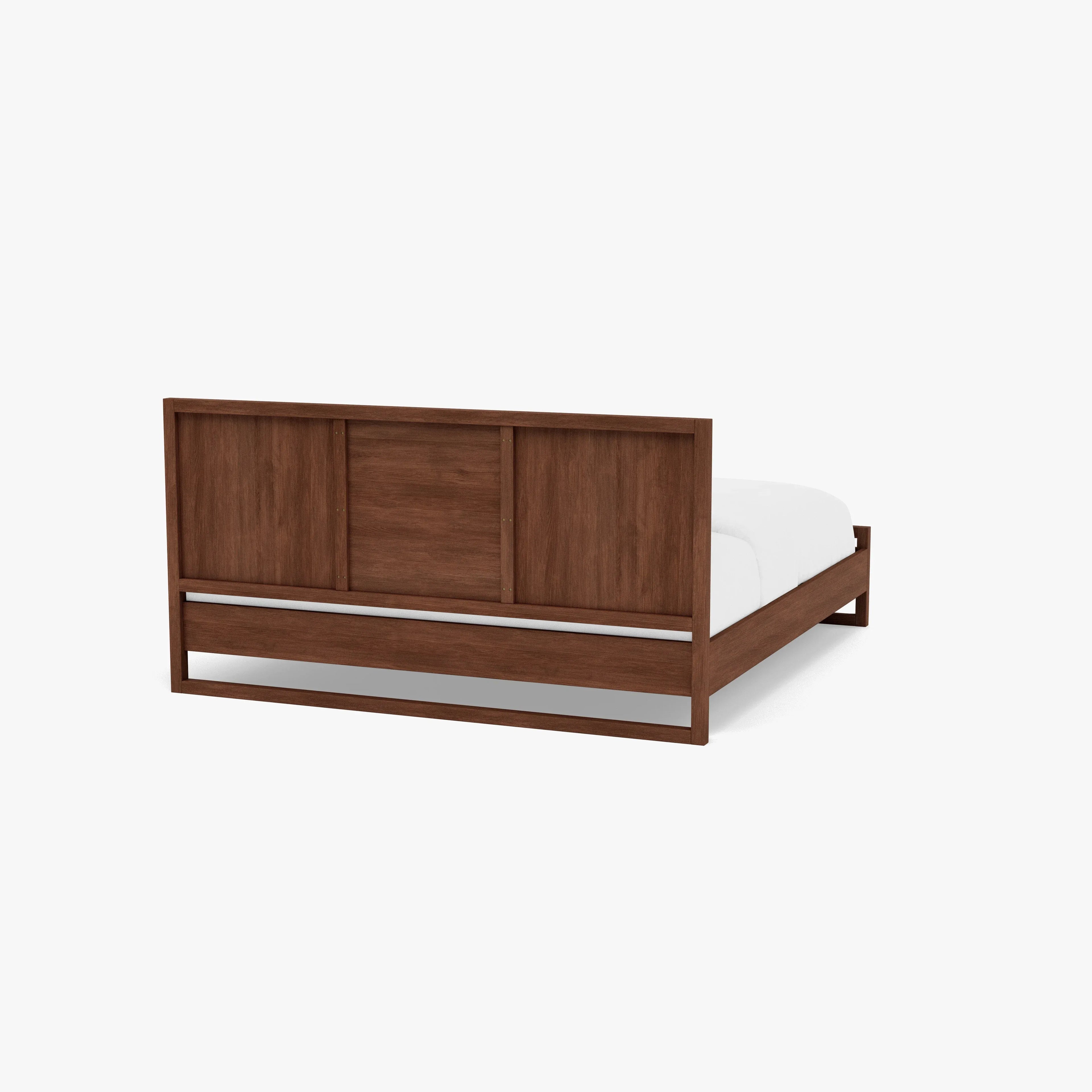 Bruno Bed Frame King American Walnut