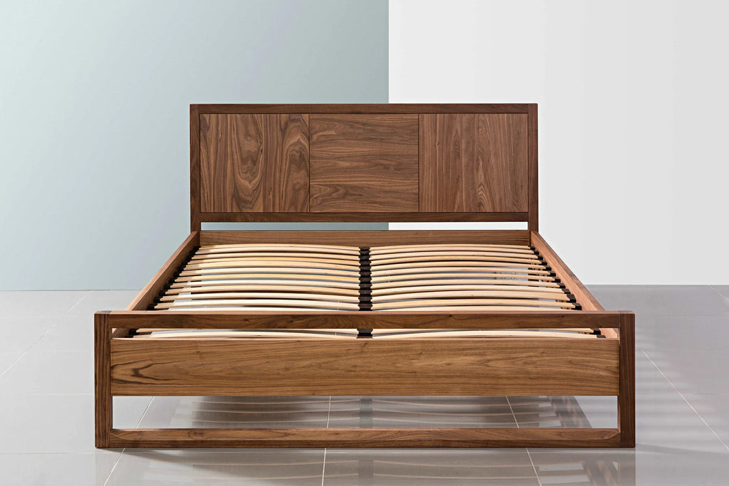 Bruno Bed Frame King American Walnut