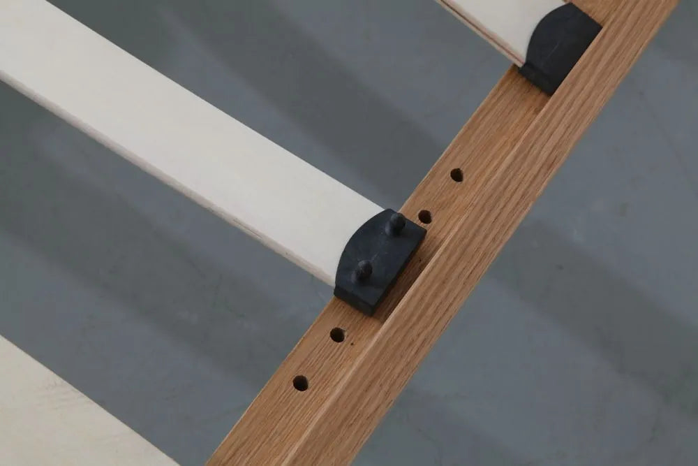 Bruno Bed Frame Queen American Oak
