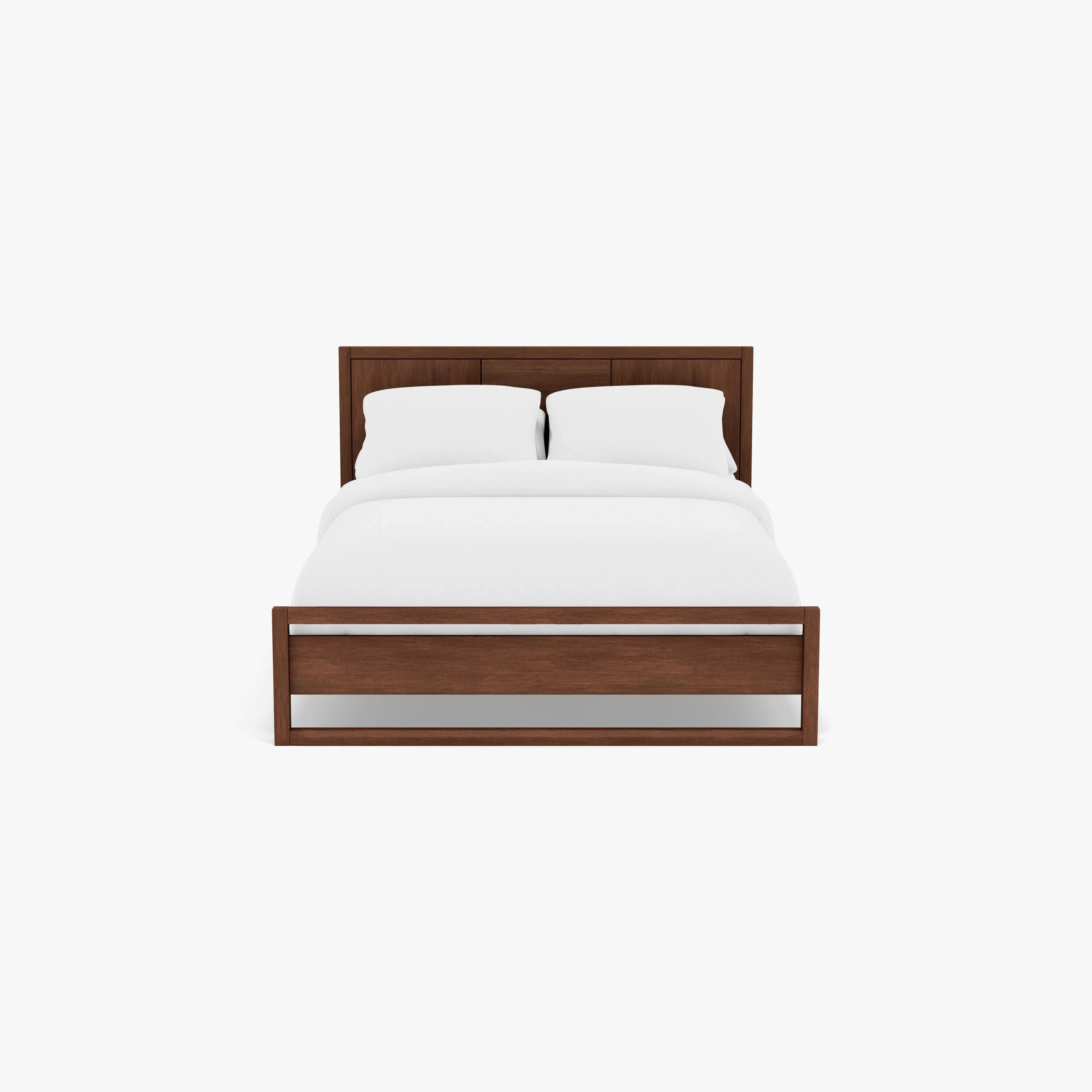 Bruno Bed Frame Queen American Walnut