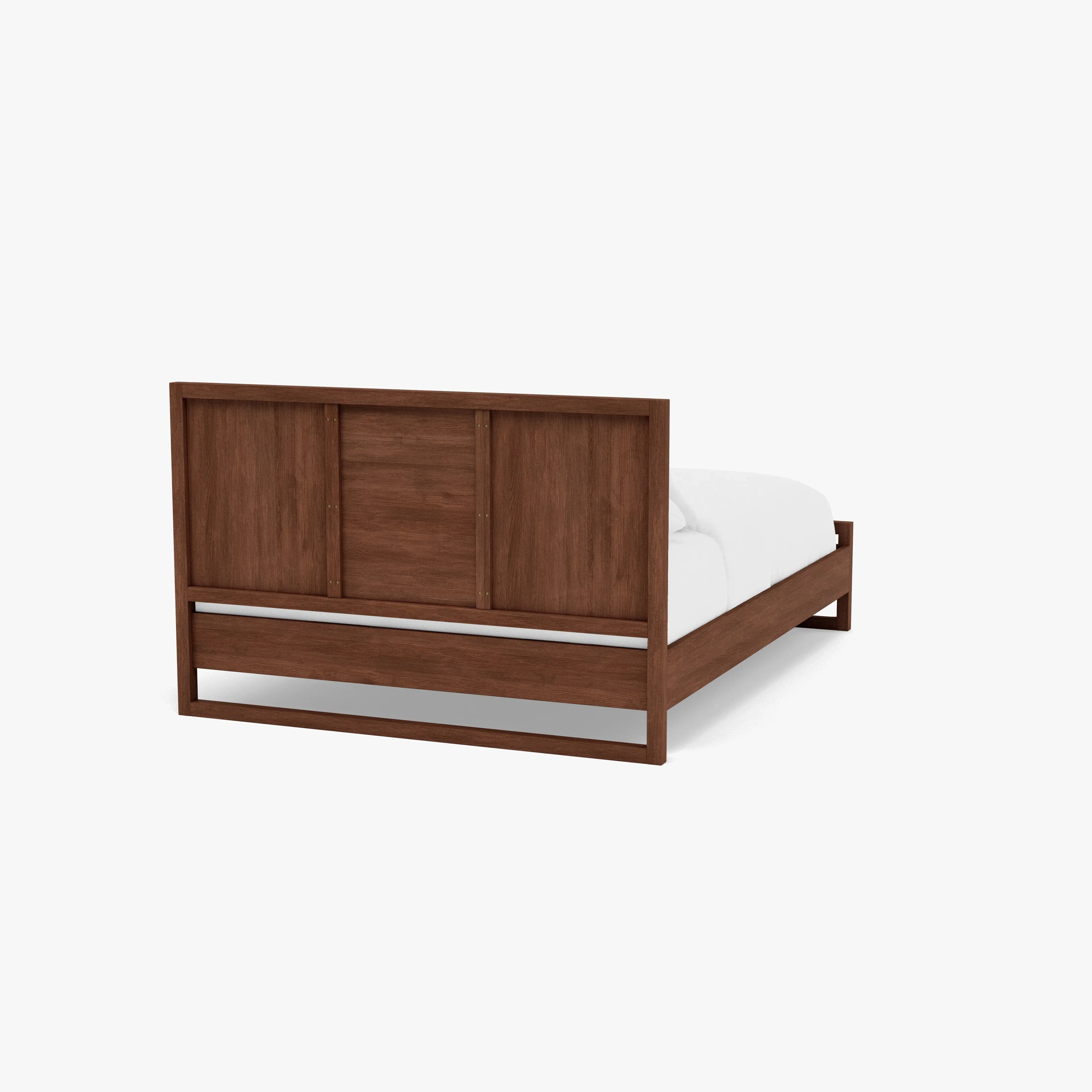 Bruno Bed Frame Queen American Walnut