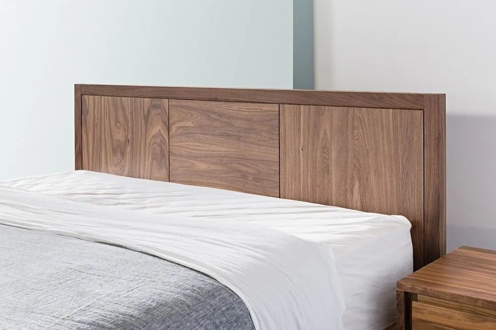 Bruno Bed Frame Queen American Walnut