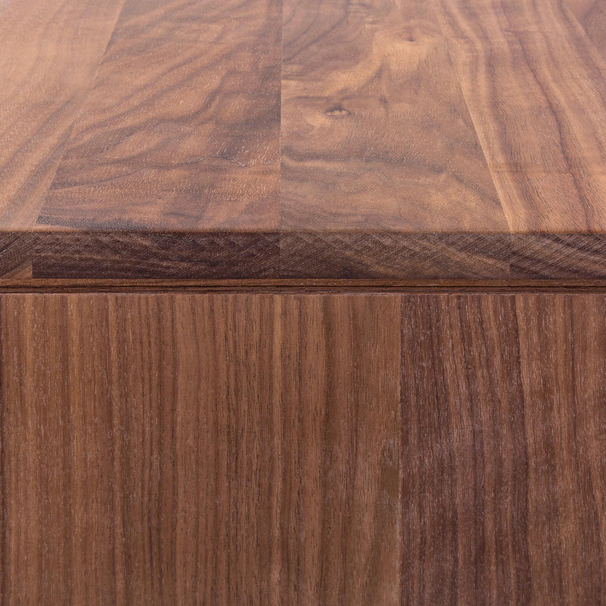 Bruno Nightstand 1 Drawer 17" x 14" Solid American Walnut