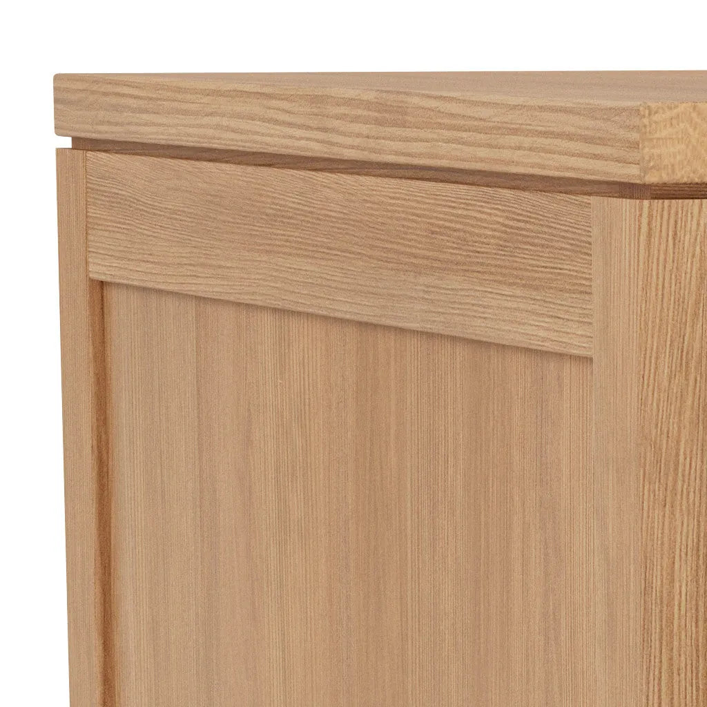 Bruno Nightstand XL 1 Drawer 24" x 19" Solid American Oak