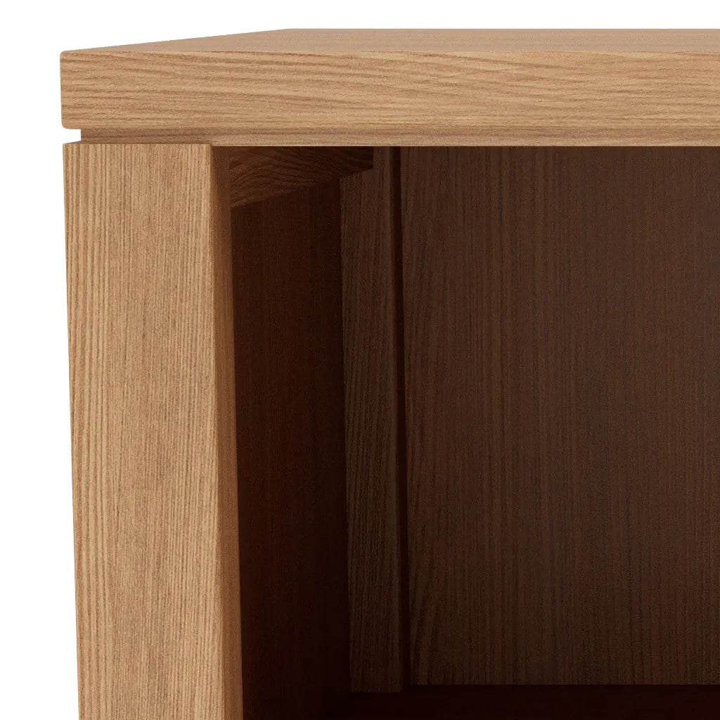 Bruno Nightstand XL 1 Drawer 24" x 19" Solid American Oak