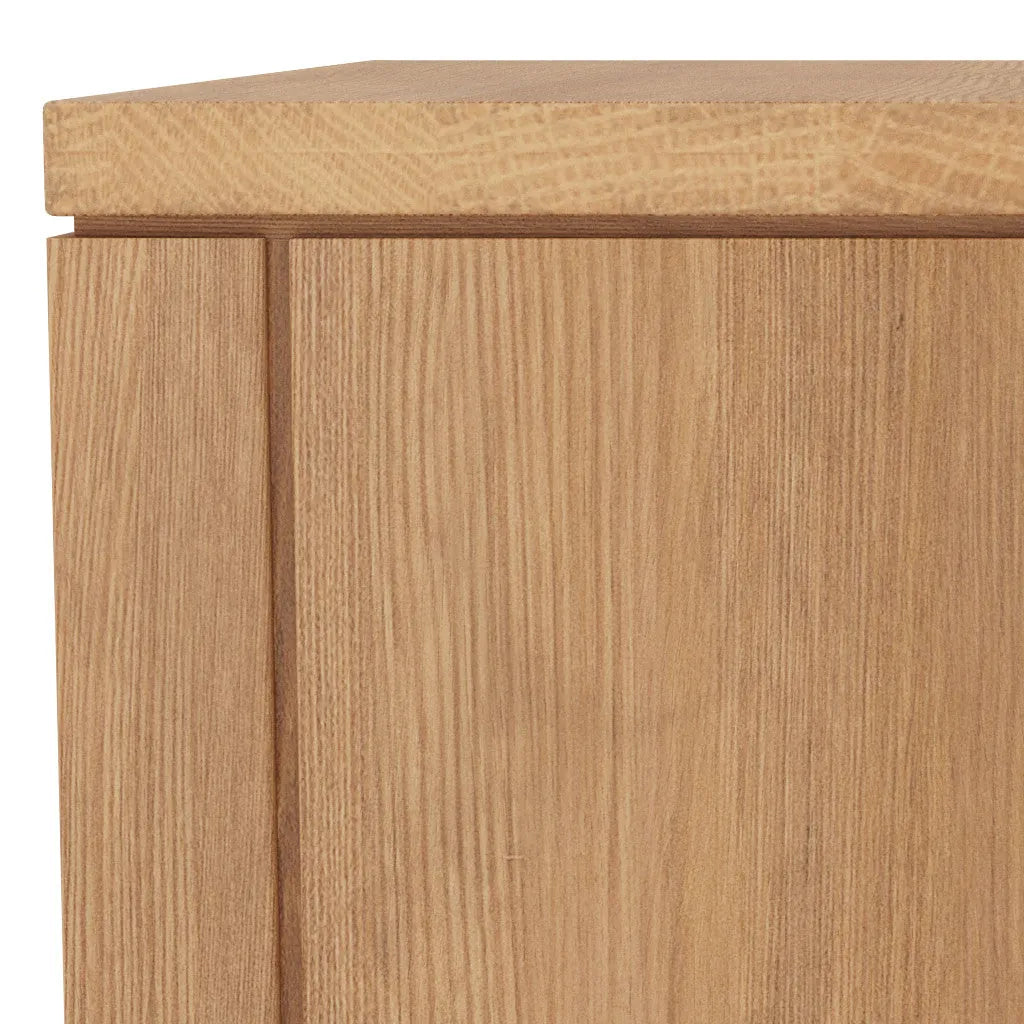 Bruno Nightstand XL 1 Drawer 24" x 19" Solid American Oak